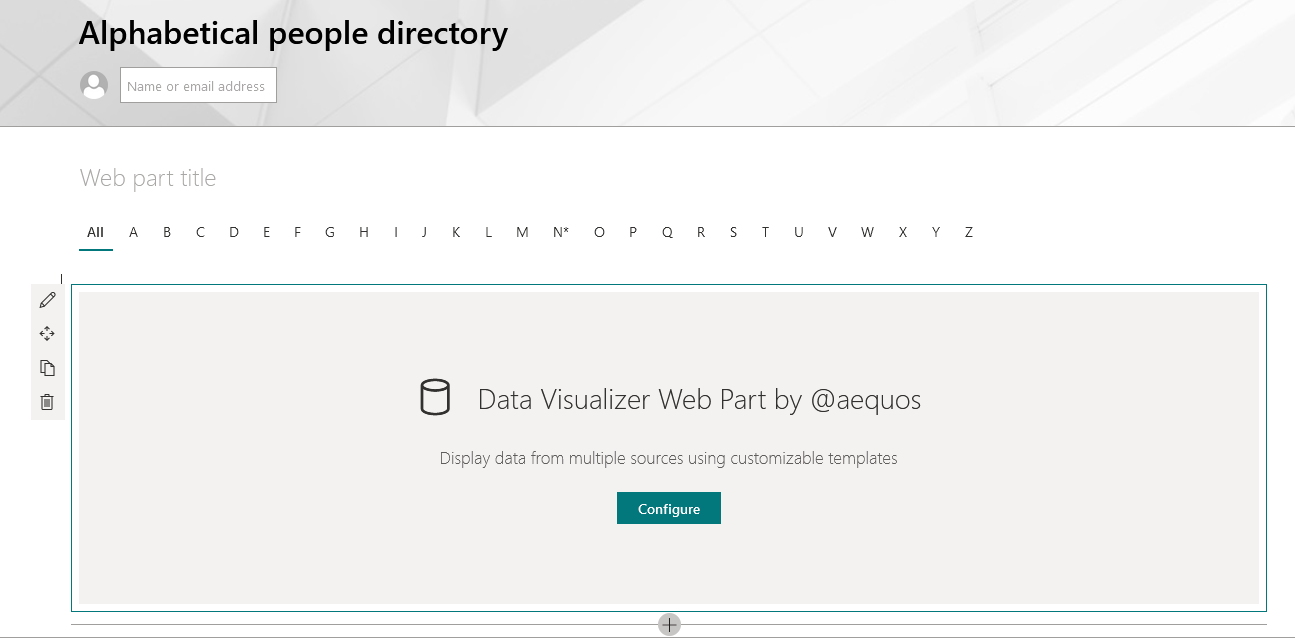 "Data Visualizer - Add"