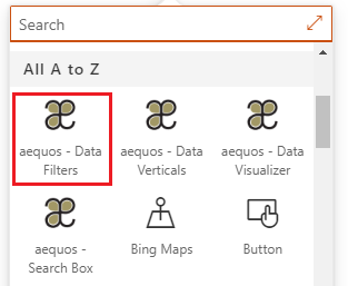 "aequos Data Filters Web Part"