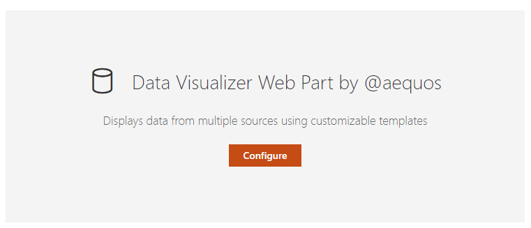 "aequos Data Visualizer Web Part"