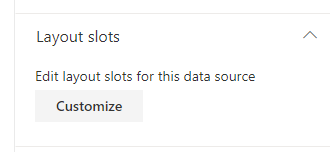 "Data source slots"